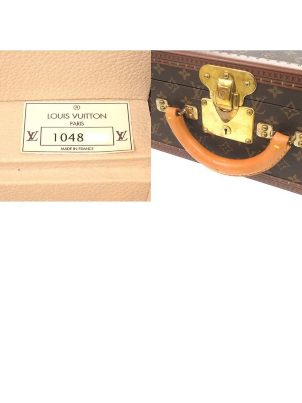 Louis Vuitton Bisten 55 Monogram Trunk Case Bag 1857